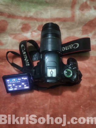 Canon 600D With 55-250 Zoom Lens+ 18-55 KIt Lens